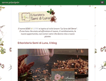 Tablet Screenshot of erboristeriasemidiluna.com